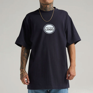 เสื้อยืดโอเวอร์ไซส์ทรงหลวม ผ้า 260 GSM ย้อมสีสำเร็จรูป ผลิตตามสั่งสำหรับผู้ชาย สไตล์สตรีทแวร์ เสื้อเปล่า - Product Image 1