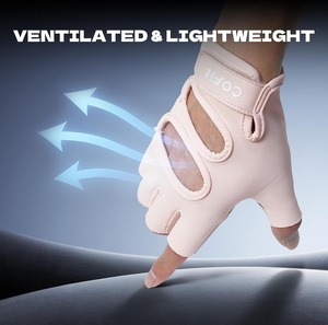 Gants de sport respirants avec support pour les poignets, antidérapants, adhérence totale de la paume, pour la musculation, la remise en forme, pour hommes et femmes, OEM - Product Image 5