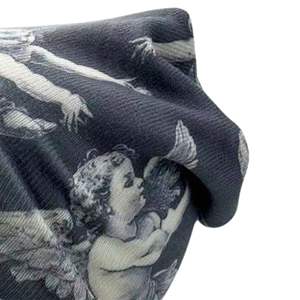 Gorros de Invierno Cálidos con Diseño Sublimado Personalizado al por Mayor, Gorros de Jacquard con Puño, Tejidos en Acrílico/Algodón, Unisex, con Lazo de Mohair - Product Image 6