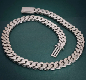 Collar de Cadena de Cuerda de Aleación de Zinc, Estilo Hiphop Unisex, Diseño Trenzado Azul Gris, Joyería de Moda para Uso Diario - Product Image 3
