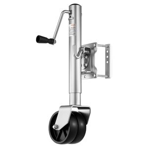 Martinetto Girevole per Rimorchio Barca Resistente con Capacità di Carico di 680 kg, Maniglia Ergonomica e Ruota Singola in PP - Ricambi e Accessori - Product Image 1
