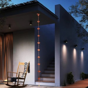 Escena sonora de alta calidad creada por una cadena de lluvia metálica que mejora el ambiente exterior, bellamente diseñada por BLUE RIBBON CORPORATION - Product Image 2