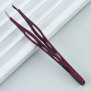 Pinza Profesional de Alta Precisión para Cejas, de Acero Inoxidable, Herramienta para Depilar el Vello Facial, con Logotipo Personalizado, Ecológica - Product Image 4