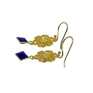Boucles d'oreilles clous en pierre naturelle taille ovale, monture griffe en argent 925, bijoux classiques pour femme, usage quotidien, mariage, fête - Product Image 3