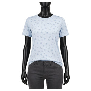 T-shirt décontracté à manches courtes et col rond en coton uni pour femme, streetwear, écologique, vente en gros, t-shirt de haute qualité - Product Image 1