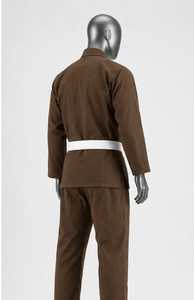 Kimono de BJJ Marrón para Adultos Unisex, 100% Algodón, Duradero, Corte Regular, Ropa de Artes Marciales, Bjj Gi - Product Image 3