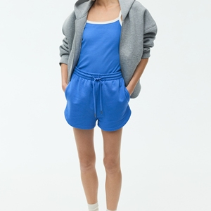 Shorts en jean taille mi-haute, nouvelle mode, respirants, style streetwear, 100 % coton, à enfiler - Product Image 2