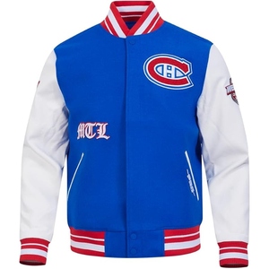 Chaqueta Bomber Universitaria Personalizada, Chaqueta Deportiva de Lana con Letras Bordadas, Ropa Urbana, Parches Bordados OEM, Marca Personalizada - Product Image 6