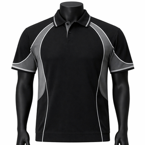 Camiseta Polo Personalizada para Hombre, Algodón y Poliéster, Manga Corta, Estilo Casual, Diseño Retro, Proveedor al por Mayor OEM ODM - Product Image 1