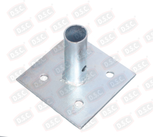 Adaptateur de plaque de base en acier pour coffrage en béton, support de montage carré haute résistance pour coffrage de construction - Product Image 1