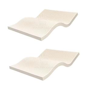 Cubrecolchón de Látex Natural Hipoalergénico y Refrescante, Tamaño Queen, Blanco, 5 cm de Grosor, con Funda de Tela, Estilo Tradicional de Hotel Vietnamita - Product Image 5