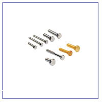 Brass Hex Bolt High Strength Corrosion Resistant Solid Brass Threaded Fastener Industrial Grade Hardware For Marine Plumbing