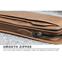 กระเป๋าสตางค์ผู้ชายหนังสังเคราะห์คุณภาพสูง กันน้ำ ดีไซน์หรูหรา ทันสมัย ขนาดบาง พับได้ ใส่บัตรและเงินสด ใช้งานได้ทุกวัน - Product Image 5