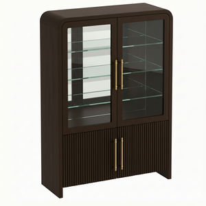 Display Cabinet Solid Wood Modern Coffee <b>Table</b> for Living Room Modular Sofa Set Furniture Living Room Export Quality Handcrafted - Product Image 2