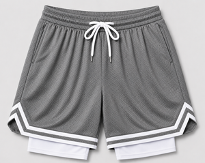 กางเกงบาสเก็ตบอลแบบกำหนดเอง ชุดกีฬาฝึกซ้อม ระบายอากาศได้ดี ผ้าตาข่าย ชุดทีม กางเกงสำหรับออกกำลังกาย - Product Image 6