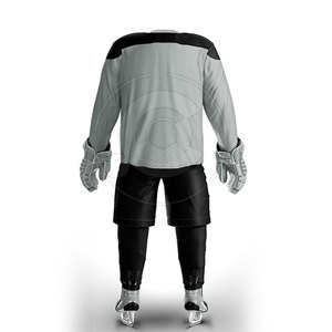Tenue d'entraînement de hockey sur glace, nouveau style, service OEM, conception personnalisée, uniforme de hockey sur glace en promotion - Product Image 3