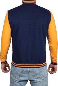 Heritage Champions Wool & <b>Leather</b> Varsity <b>Jacket</b> Legacy Letterman Premium College Varsity <b>Jacket</b> - Product Image 4