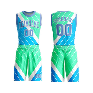 Conjunto de Uniforme de Baloncesto Sublimado Personalizado, Top sin Mangas y Pantalones Cortos, Absorbente de Humedad, Ropa Deportiva Unisex para Adultos - Product Image 1