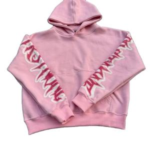 Trendy Fashionable High Quality Cotton <b>Fleece</b> Eco-Friendly Regular Fit Pullover Hoodies Men <b>Women</b> Solid <b>Pattern</b> Embroidered - Product Image 5
