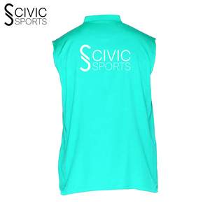 Gilet de travail personnalisable pour hommes en coton de laine respirant de haute qualité pour vêtements d'extérieur fermeture à glissière pour logo de supermarché de salon de coiffure - Product Image 4