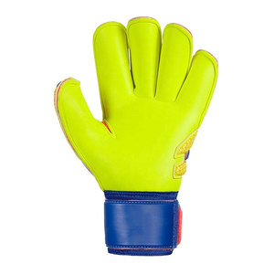 Football Goalkeeper Gloves <b>Full</b> Finger Neon Green Leather Waterproof Adjustable Wrist Strap Non <b>Slip</b> Breathable Unisex Hook Loop - Product Image 2