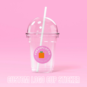 Etiqueta Adhesiva de Vinilo con Logotipo Impreso en UV Personalizado para Empaque de Cajas de Tazas, Marca - Product Image 1