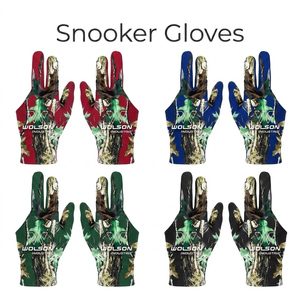 Guantes de Snooker Duraderos con Diseño de Tres Dedos y Poliéster/Lycra Ligero Ajustable para Práctica y Competición de Billar - Product Image 5