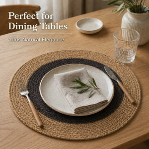 High Quality Custom Made Jute <b>Table</b> <b>Mats</b> Natural Woven Eco Friendly Classic Style Round Medium Place <b>Mat</b> Raffia <b>Table</b> <b>Mat</b> - Product Image 3