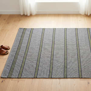 Textured Handloom Cotton Area Rug for Living Room Coffee <b>Table</b> & Minimalist Home Décor - Product Image 3