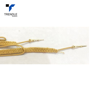 สายสะพายไหล่ทองฝรั่งเศสแบบถักลายเกลียว Zeek ถักด้วยมือด้วยลวดทองเหลืองปลายทองเหลือง สำหรับพิธีการและเครื่องแบบกลางแจ้ง - Product Image 3