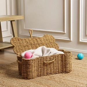 Bone Seagrass Storage <b>Basket</b> - Natural Handmade Storage <b>Basket</b> Wholesale eco-friendly Made in Viet Nam - Product Image 4