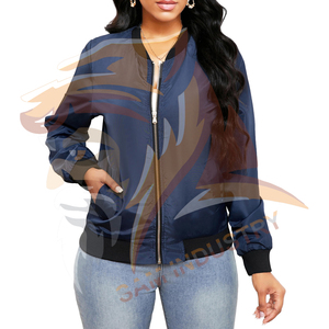 Knitted Breathable Material Made <b>Women</b> Satin <b>Jacket</b> New Arrival High Quality Fashion Winter Satin <b>Jacket</b> for <b>Women</b> - Product Image 6