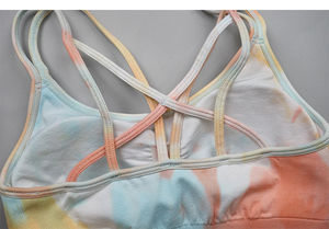 Conjuntos de Yoga de 2 Piezas de Cintura Alta para Mujer, Ropa Deportiva de Secado Rápido, Poliéster/Algodón sin Costuras, Trajes Deportivos para Gimnasio y Fitness, Venta al Por Mayor - Product Image 2