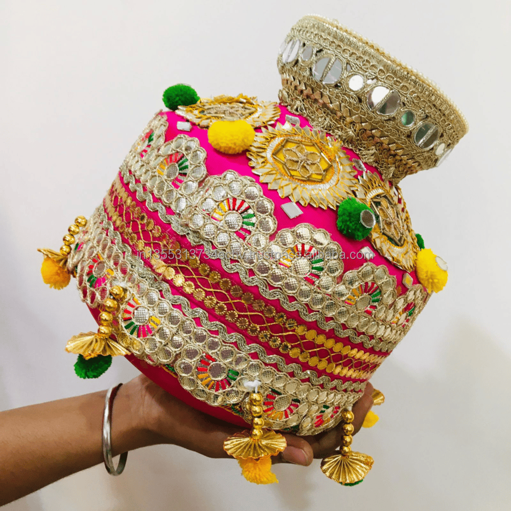 indian wedding pot decoration