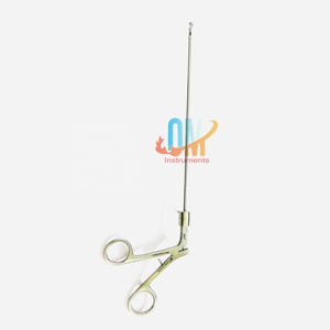 Pinzas microquirúrgicas laringenales ENT con mandíbula en forma de corazón, eje giratorio 360°, 3MMx22CM, juego de instrumentos para cirugía de cordón vocal y laringe |   OldMed - Product Image 5