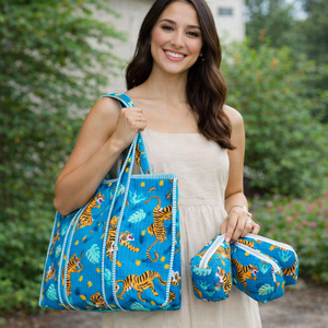 OEM Handmade Cotton Quilted <b>Tote</b> Bag Eco Friendly Reusable Shopping Bag Bulk Supply - Product Image 1