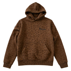 Relevo <b>Leopard</b> <b>Print</b> Hooded Sweatshirt Men's Oversized Cotton French Terry Casual Pullover with Front Pocket Sytreetwear - Product Image 1
