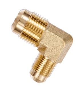 Codo reductor de latón para abocardado SAE, fabricante de accesorios de latón para abocardado, codo reductor de latón para abocardado 90 °   AOL-164 - Product Image 5