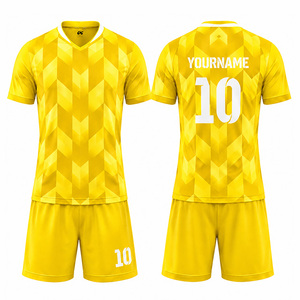 เสื้อฟุตบอลคอกลมแขนสั้นแบบซับลิเมชั่นสั่งทำขายส่งสำหรับผู้ชายและผู้หญิง ระบายอากาศได้ดี แห้งเร็ว สวมใส่สบาย รับผลิตแบบ OEM - Product Image 3