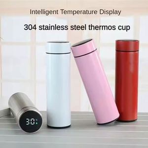 Xdh186 Promotion Corporate Activity Business Gift Insulated <b>Smart</b> Water Bottle With Led Thermo Logo Printed Tea Cup - Product Image 4
