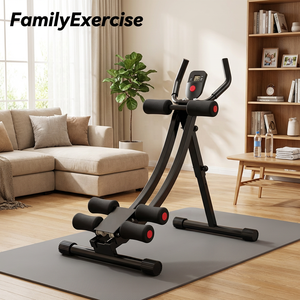 Macchina per Modellare la Vita con Design a Doppia Pista, Regolazione Multilivello, Attrezzo per Allenamento Addominale, Rullo per Dimagrimento Addominale, Attrezzatura Fitness per Casa - Product Image 1