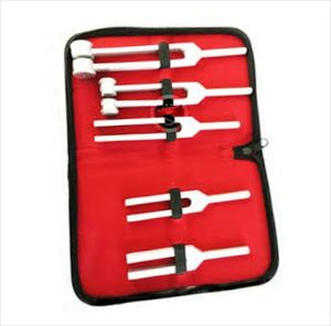 Diapasones Manuales de Acero Inoxidable 128hz 256hz 512hz 1024hz 2048hz, Set Médico de Chakra, Ponderados y Sin Ponderar, 5 Piezas, Negros, Reutilizables - Product Image 1