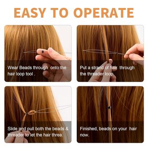 Herramienta profesional de acero inoxidable para extensiones de cabello con mango de color personalizado, herramienta de belleza para salón, fabricante OEM, marca privada. - Product Image 5