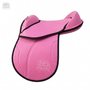 Vente en gros de selle légère complète en cuir synthétique, selle anglaise pour cheval, logo personnalisé - Product Image 1