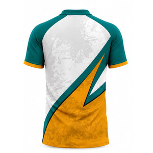 Tenues de rugby pour hommes de haute qualité, personnalisées par sublimation, à rayures, respirantes, à séchage rapide, maillots OEM - Product Image 6