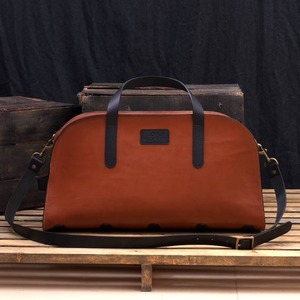 กระเป๋าเดินทางหนังแท้แบบมีซิป น้ำหนักเบา สไตล์วินเทจ ขนาดใหญ่ จุของได้เยอะ พกพาสะดวก พร้อมฮาร์ดแวร์สีทอง - Product Image 2