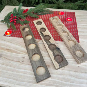 Support artistique en céramique T-Light, support de lampe de thé peint à la main pour chambre à coucher, salon et cadeaux de fête - Product Image 1