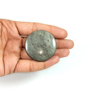 Pierres précieuses en obsidienne argentée naturelle, cabochons, pierres facettées, cristaux de guérison, fournisseur, vente en gros, export - Product Image 4