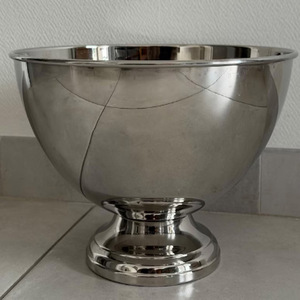 Cubo de hielo francés de cobre para champán y vino con asas de latón vintage - Product Image 4