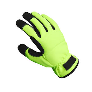 Gants de mécanicien en cuir de haute qualité, avec poignet élastique, résistants au froid et à la chaleur, antidérapants, flexibles, durables et anti-humidité - Product Image 6